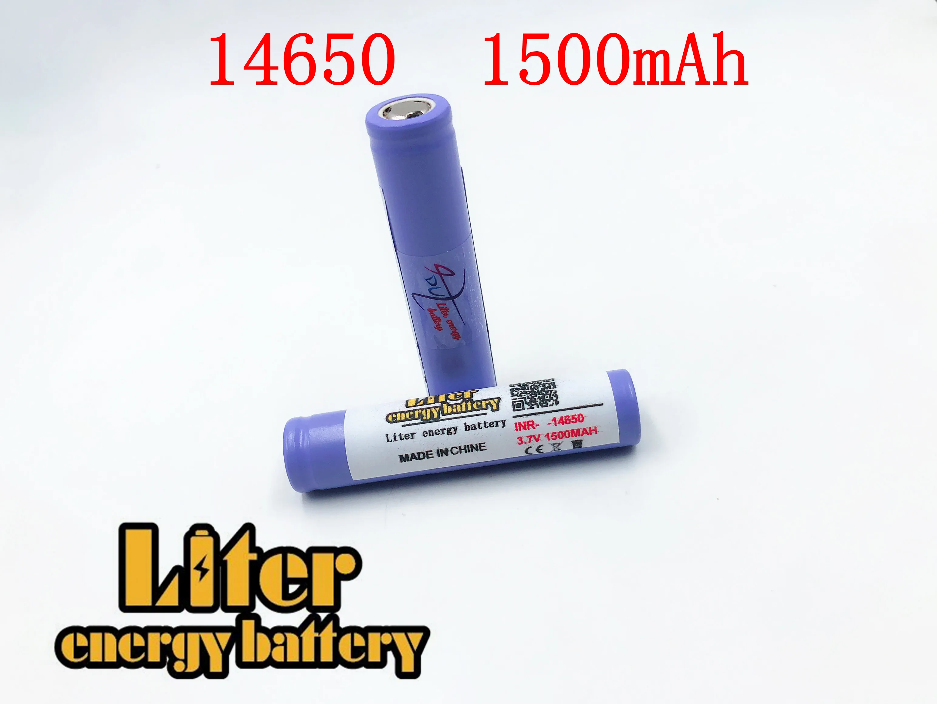 Marka litrowa bateria energetyczna 3.7V 1500mAh bateria 14650 wysoki odpływ batterie litowa do zasilania imr14650