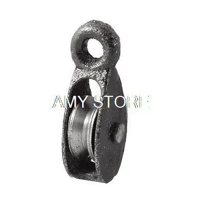 

20kg 0.02T Cargo Lifting Tackle Single Groove Sheave Pulley Black