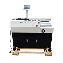 A4/A3 size Automatic glue binding machine D50-A4 book contract binding machine 220V 50hz Hot melt glue binding machine 5CM thick