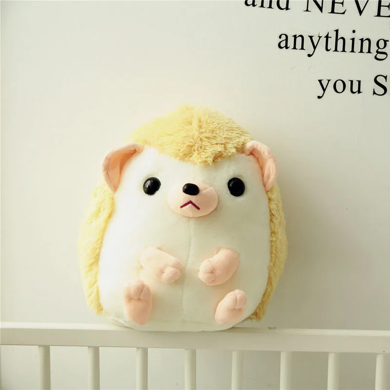 Brinquedo de pelúcia Kawaii Hedgehog para crianças, bonecas fofas, bola macia recheada, presente animal para crianças, decoração montada no carro,