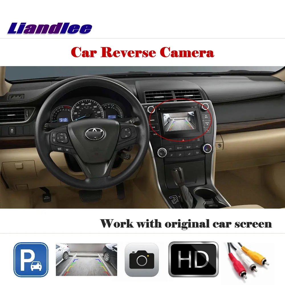 Auto Reverse Parking Camera For Toyota Camry XV50 2011-2014 2015 2016 2017 Rear Rearview CAM Work With Car Factory Screen