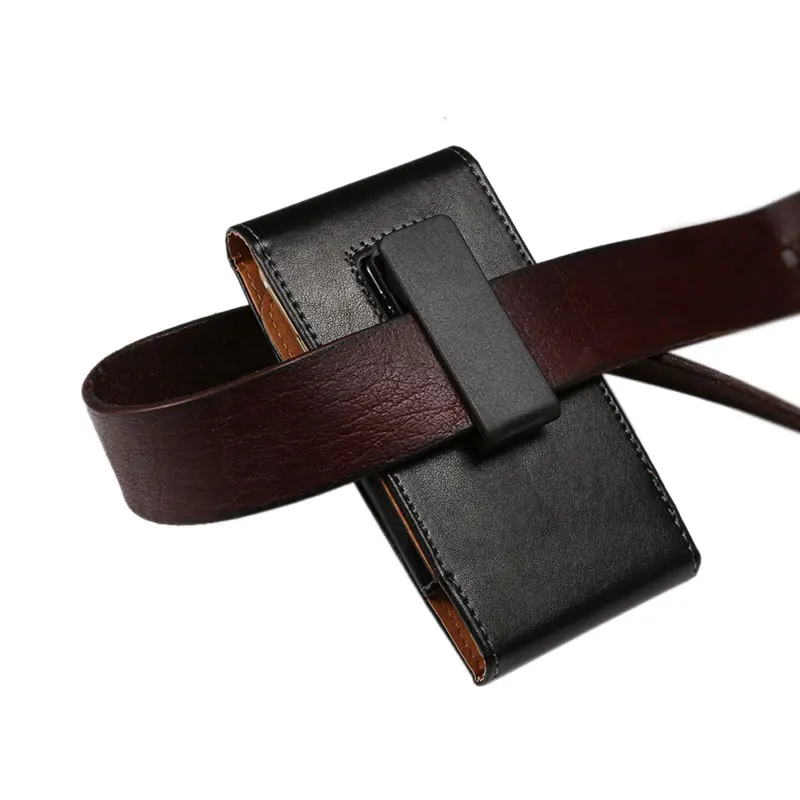 For Samsung S25 S24 S23 S22 S21 Belt Clip Holster Luxury Leather Phone Pouch Bag Case Galaxy S24Ultra S24FE Cover Hidden buckle