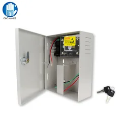 AC90V/260V 5A Access Control Power Supply Box DC12V UPS Backup Battery for All Kinds of Electric Door Lock with Time Delay