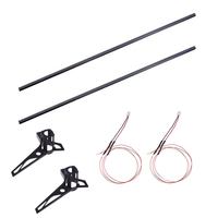 Wltoys V911S V966 RC Helicopter Spare Parts Tail rod Tail motor line Tail motor base