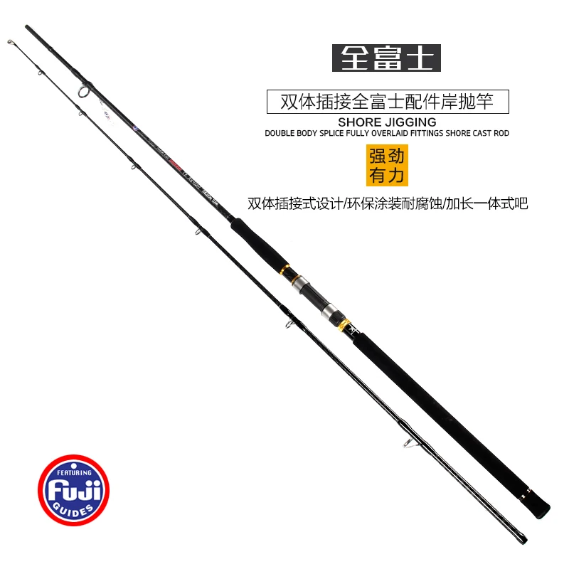 NEW Mad Mouse full Fuji parts Cross Carbon Sniper XT shore jigging rod Ocean popping rod 2.9m 96MH/H  pe 1-5 saltwater boat rod