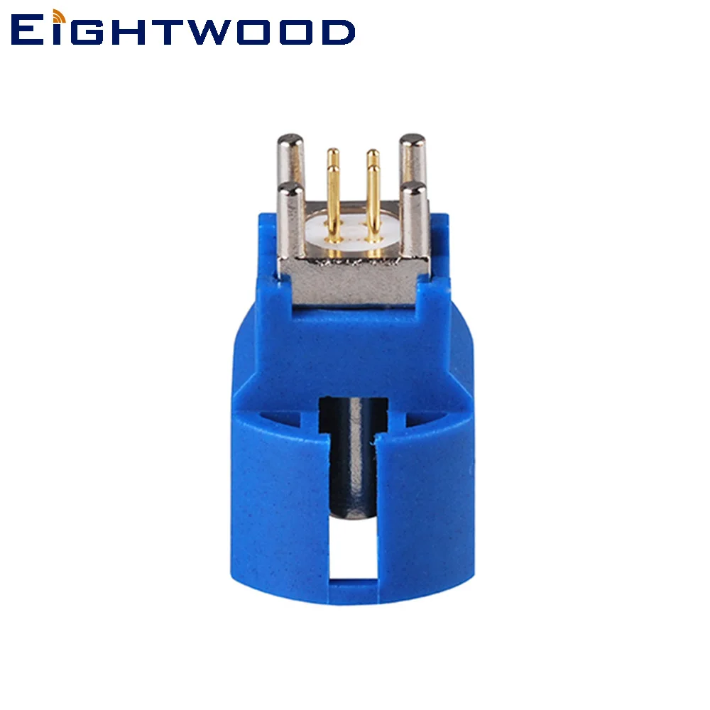 ثمانية الخشب فقرا C الأزرق/5005 HSD LVDS 4 دبوس موصل جاك أنثى PCB جبل سيارة GPS هوائي استقبال ل بايونير JVC كينوود 5 قطعة