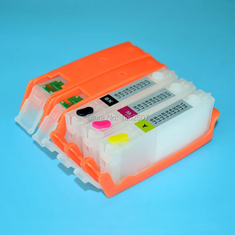 ME 5/6Colors PGI-470 CLI-471 470 471 Refillable Ink Cartridge For Canon Pixma MG6840 MG5740 TS9040 TS8040 TS5040 TS6040 Printer view 4