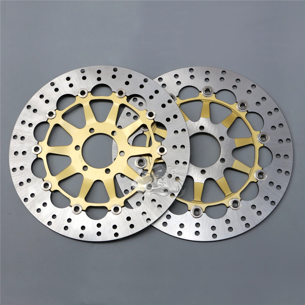 

Motorcycle Floating Front Brake Disc Rotor Fit For CAGIVA Mito 125 N1 Planet 125 Raptor 125 Mito 500 River 600