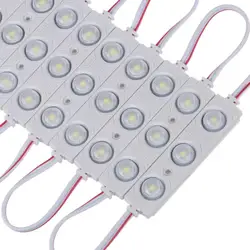 20 개/로트, 새로운 2835 3LED 주입 led 모듈 12V 렌즈 방수 IP68 ,160 도 1.5W 흰색, LED 사인, 상점 배너, b