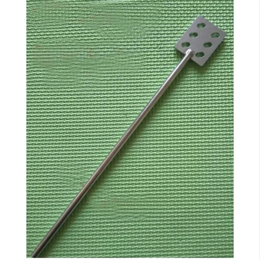 1pcs lab stainless steel square type blade plate paddle with leaf-width 40mm 50mm 60mm, impeller stirring blade with rod