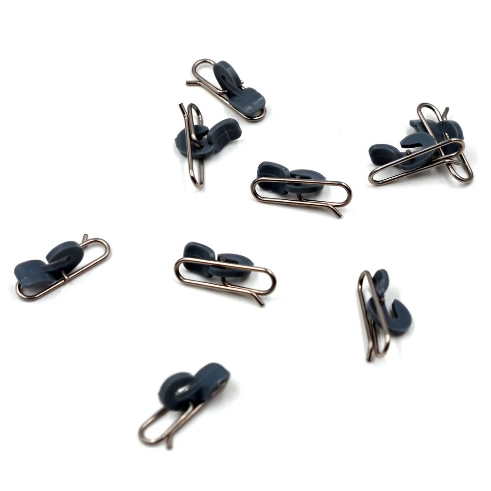 MNFT 20PCS  Stainless Steel Impact Bait Clip Fishing Accessories Fishing Sea Fishing Impact Hook Bait Clips