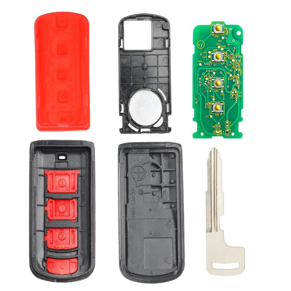 KEYECU OUC644M-KEY-N per Mitsubishi Lancer Mirage Outlander 2008-2020 Keyless Go Smart Remote Key 315MHz ID46 PCF7952 Chip