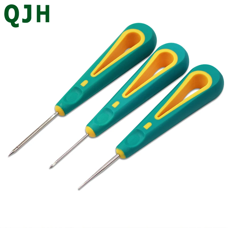 

QJH DIY manual Sewing Needle Awl Leather Craft Sewing Accessories Stitching Awl Sewing Leathercraft Shoe Repair Tools