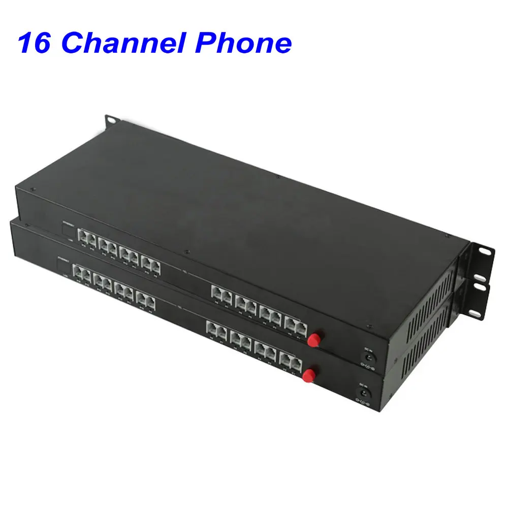 1 Pair 16 Channel- PCM Voice Tel Over Fiber Optic Multiplexer Extender,FC Optical Port,Support Caller ID and Fax Function