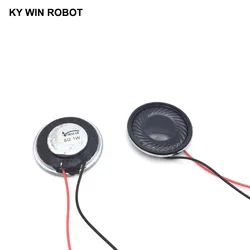 2 adet/grup yeni ultra-ince hoparlör 8 ohm 1 watt 1 W 8R hoparlör çapı 28MM 2.8CM kalınlığı 5MM tel uzunluğu ile 13CM