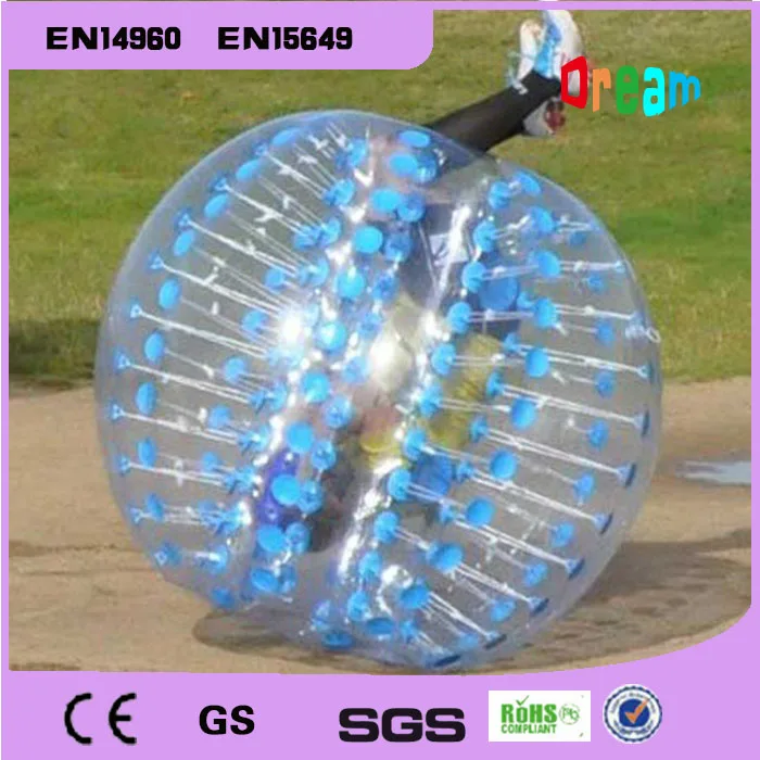 Balle de Zorb gonflable en PVC, 0.8mm, 1.5m, corps en bulle, Football, en solde, livraison gratuite