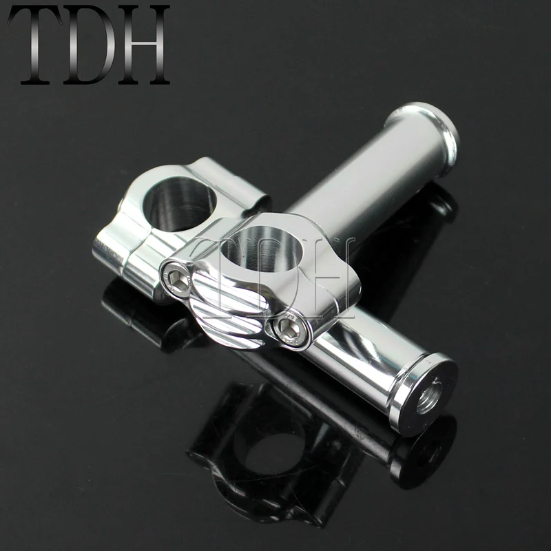 

Motorcycles Black/Silver Aluminum 1 inch Handlebar Riser 25mm Bar Mount Clamp for Harley Touring Cafe Racer Handle Bar Riser