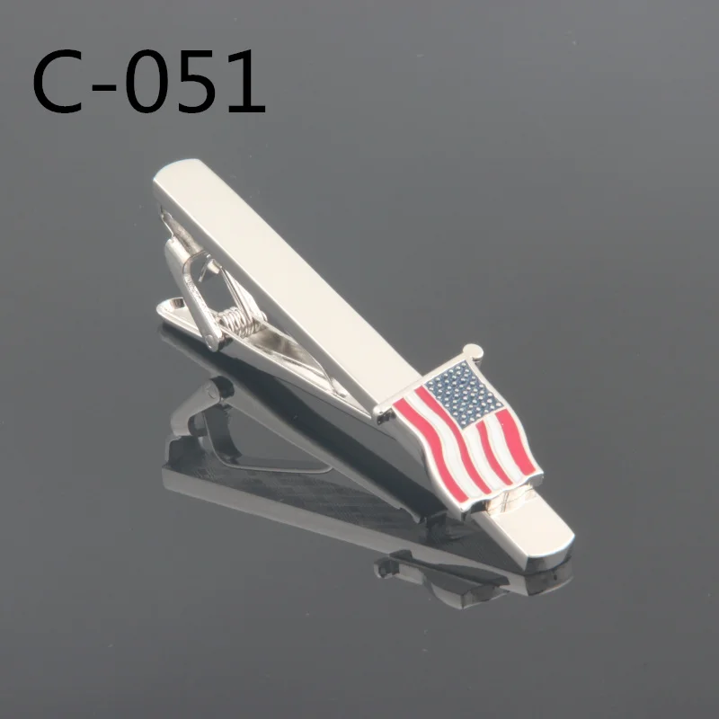 Interesting Tie Clip Novelty Tie Clip Can be mixed  For Free Shipping   C-051 Flag of the United States