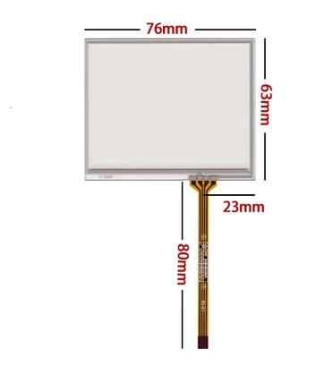 

10pcs/lot new 3.5 inch touch screen industrial level 76*63 mm