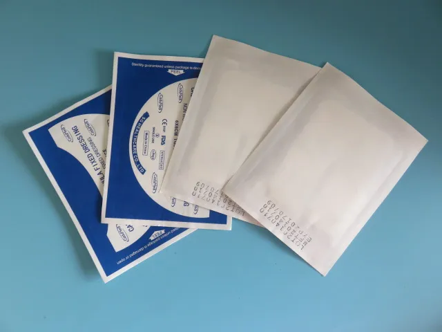 20pc 6cm*8cm IV Cannula Fixed Dressing non woven film U type self adhesive nonwoven wound dressing spunlace dressing