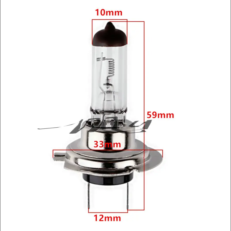 Lâmpada halógena h7, 24v, 70w, 4300k, para farol de neblina amarela, para estacionar no carro, 1 peça