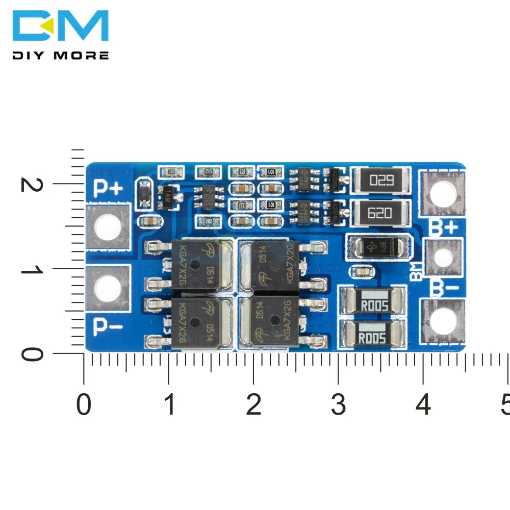 5PCS 2S 10A 8.4V 7.4V 18650 Li-ion Lipo Lithium Charger Protection Board Module BMS PCM 2 Cell Pack Balance Function Protect