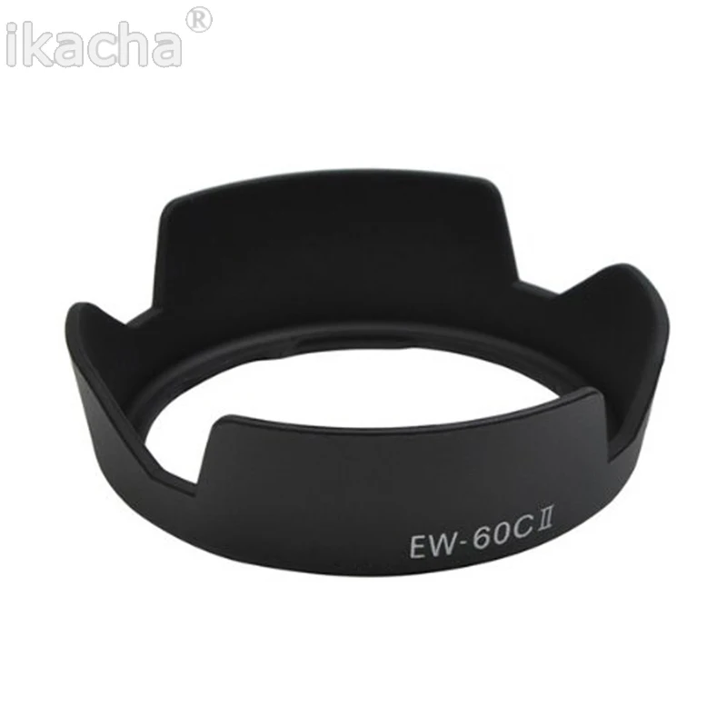 EW-60C II Lens Hood Reversible Camera Accessories for Canon 600D 550D 650D EF-S 18-55mm Lens EW 60C II