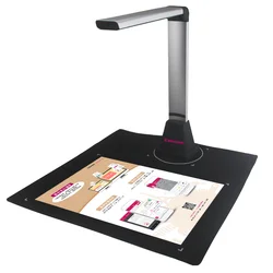 Scanner Q580 Boek & Document Camera Cimfax, 5 Mega-Pixel, Zachte Base, Capture Size A4, engels Software, Voor Kantoor, Onderwijs