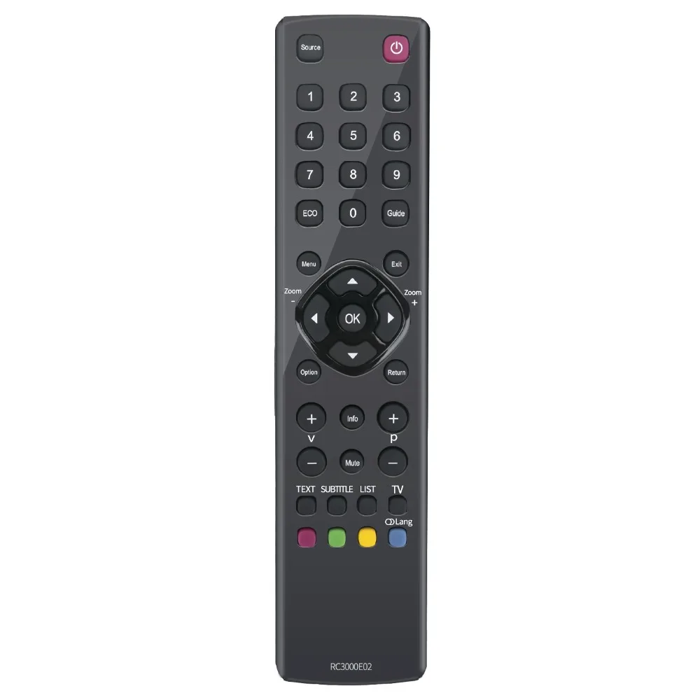 

New RC3000E02 Remote Control for TCL TV L40E3005F L40E3003F F40S3804 F50S3803