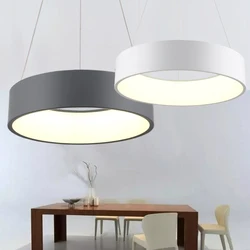 600mm 36W Modern fashion circle hanging lamp dining room living room pendant lamp bedroom suspend light led chandelier