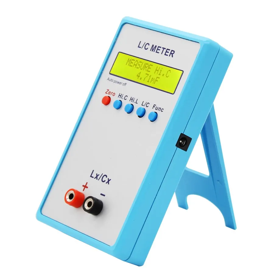 JUNTEK-Medidor de inductancia de capacitancia LCD Digital, LC-200A, medidor LC 1pF-100mF 1uH-100H