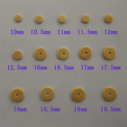 (50 Pieces/Lot) 10mm To 19.5mm Double Skin Flute Pads Individual Size