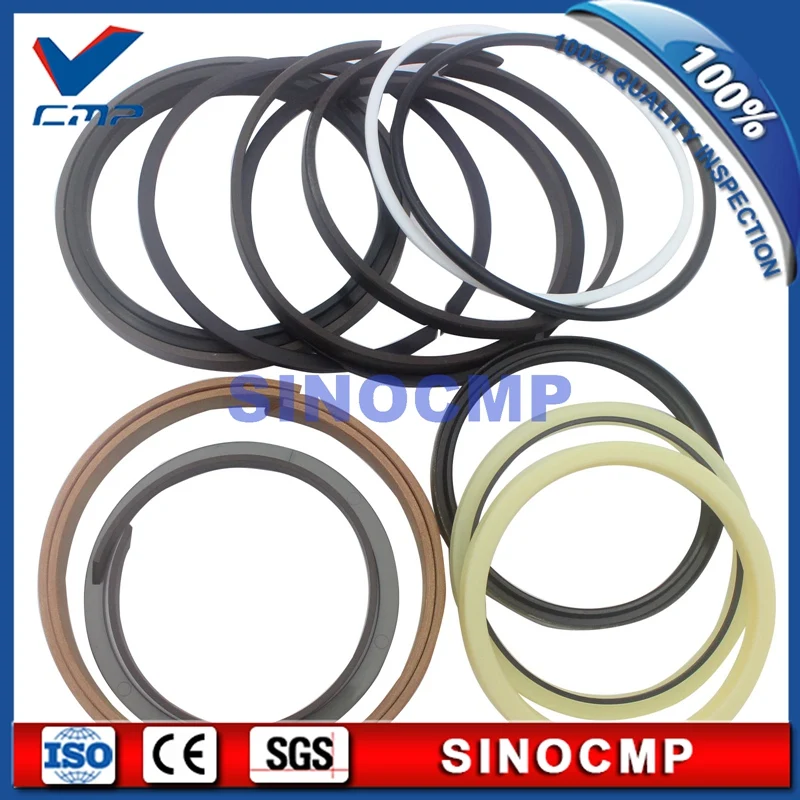 

2 sets R450LC-7 R450-7 Boom Cylinder Repair Seal Kit 31Y1-18412 For Hyundai Excavator Service Kits , 3 months warranty