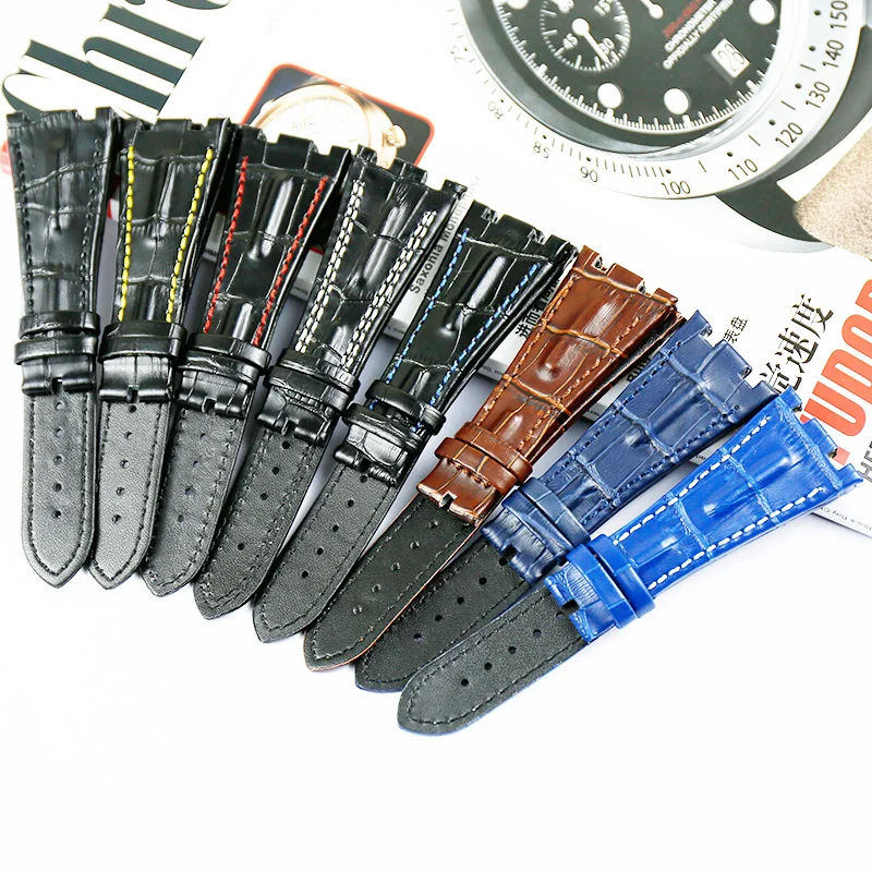 Watch accessories men's business high-end strap for AP series leather strap 28mm ladies outdoor sports waterproof strap