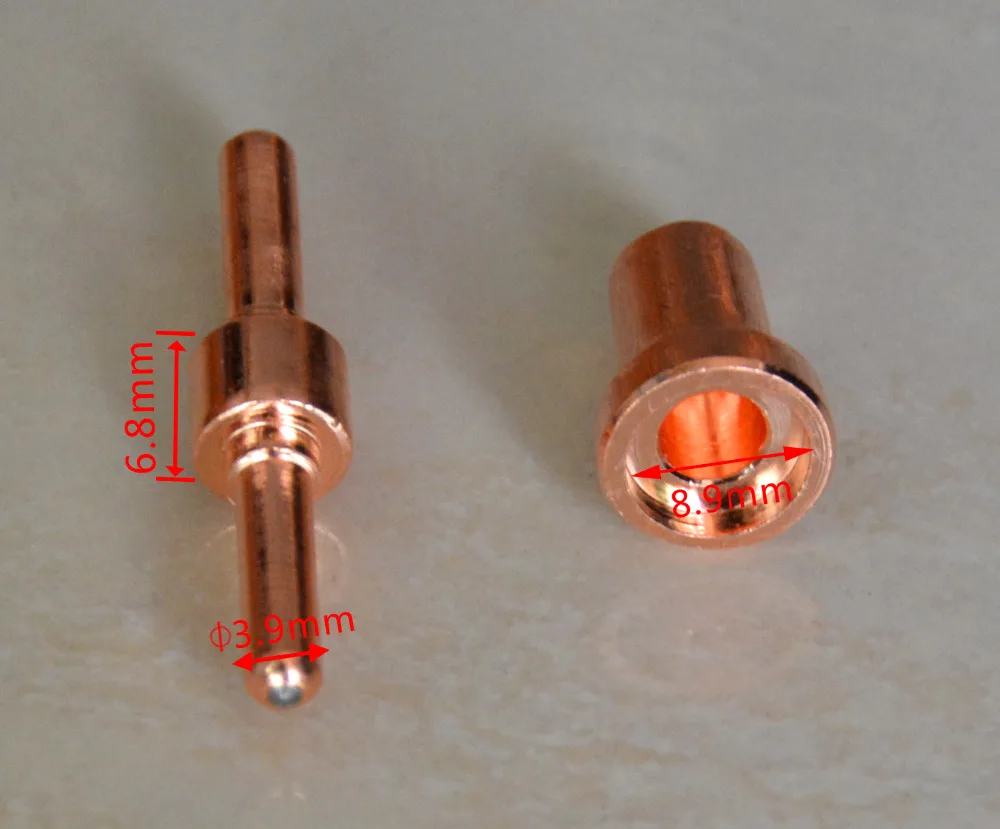 80 قطعة LG-40 PT-31 الموسعة طويلة البلازما قطع الاستهلاكية وقف 40 CT-312 0.9 مللي متر فوهة