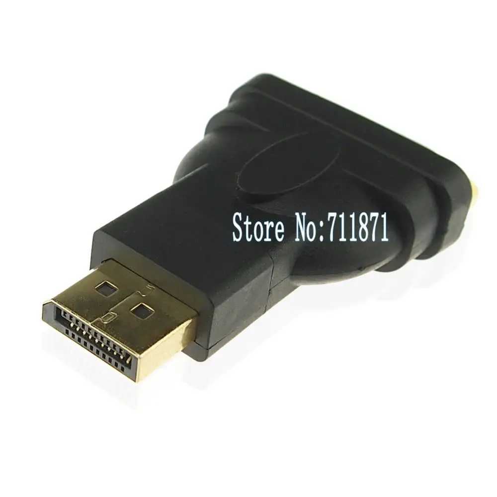 Адаптер DisPlayPort-DVI DisPlayPort DP Male-DVI 24 + 5 гнездовой разъем Display port Male-DVI 24 + 5 гнездовой видео конвертер