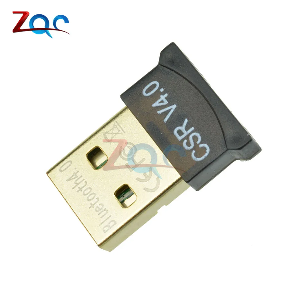 محول بلوتوث USB صغير V4.0 CSR ، وضع مزدوج ، دونجل لاسلكي 4.0 ، جهاز إرسال لأجهزة الكمبيوتر المحمولة التي تعمل بنظام التشغيل Windows 10 و 7 و 8 و Vista XP