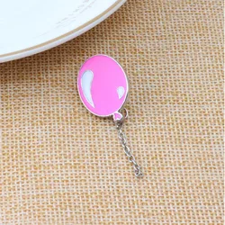 Fashion Black Cloud White Metal Enamel Pins Brooch Pink Chain Balloon Backpack Hat Brooches Jewelry Men Women Lapel Badge Gift