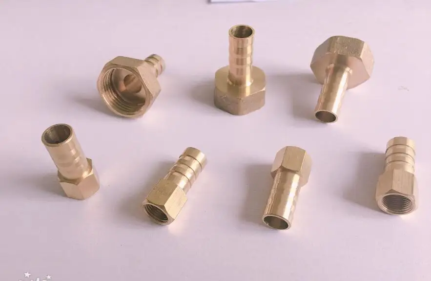 

5pcs female thread Copper Pagoda Joint Adap PCF6-01 PCF6-02 PCF6-03 PCF6-04 Brass Pipe Fitting