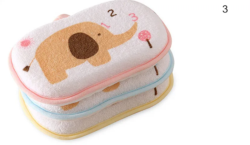 Cute Newborn Baby Shower Bath Sponge Rub Infant Toddle Kids Bath Brushes Cotton Rubbing Body Wash Towel Accessories