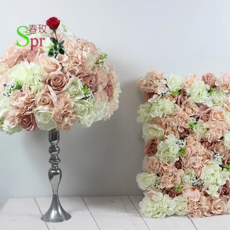 

SPR MIX color Free Shipping High quality 10pcs/lot wedding decoration flower wall Artificial wedding backdrop flower road lead