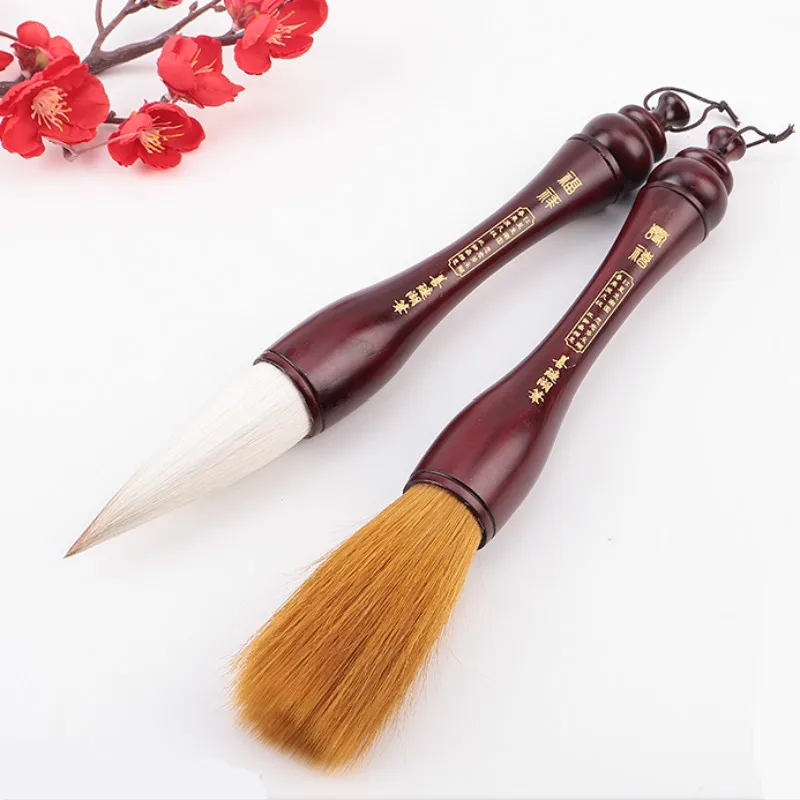 Chinese Traditional Calligraphy Brush Pen Weasel Multiple Hairs Brush Chinese Traditional Calligraphy Writing Painting Brushes