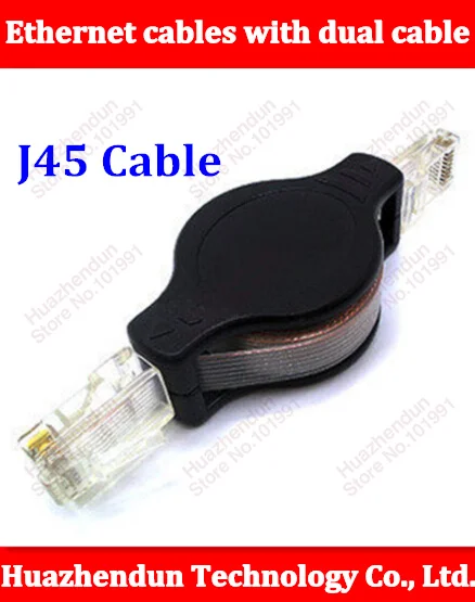 

Free shipping Ethernet cables with dual cable adapters 1.5m Scalable wireline mini and lovely type!!!