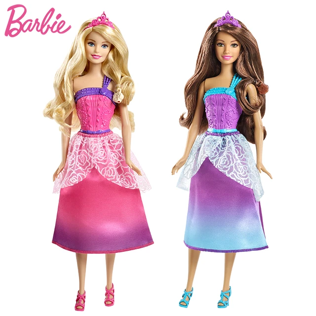 Original Barbie Doll Long Hair Princess Doll American Girl Barbie Doll Hair Kingdom Toys Gift For.jpg 640x640Q90.jpg .webp