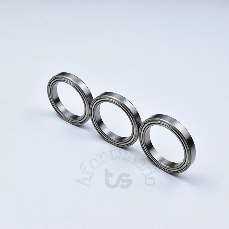 6807ZZ-Chrome rolamento de aço, metal selado, alta velocidade, peças do equipamento mecânico, 35x47x7mm, 10pcs