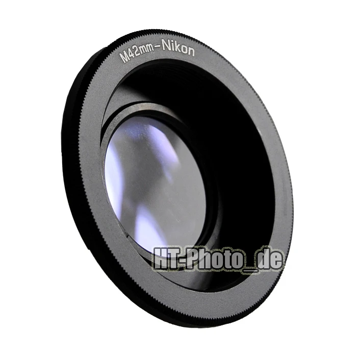 M42 to Nik&n AI Lens Adapter Ring Converter With Glass For Nik&N D40/D50/D60/D70/D70s/D80/D90/D5000/D5100