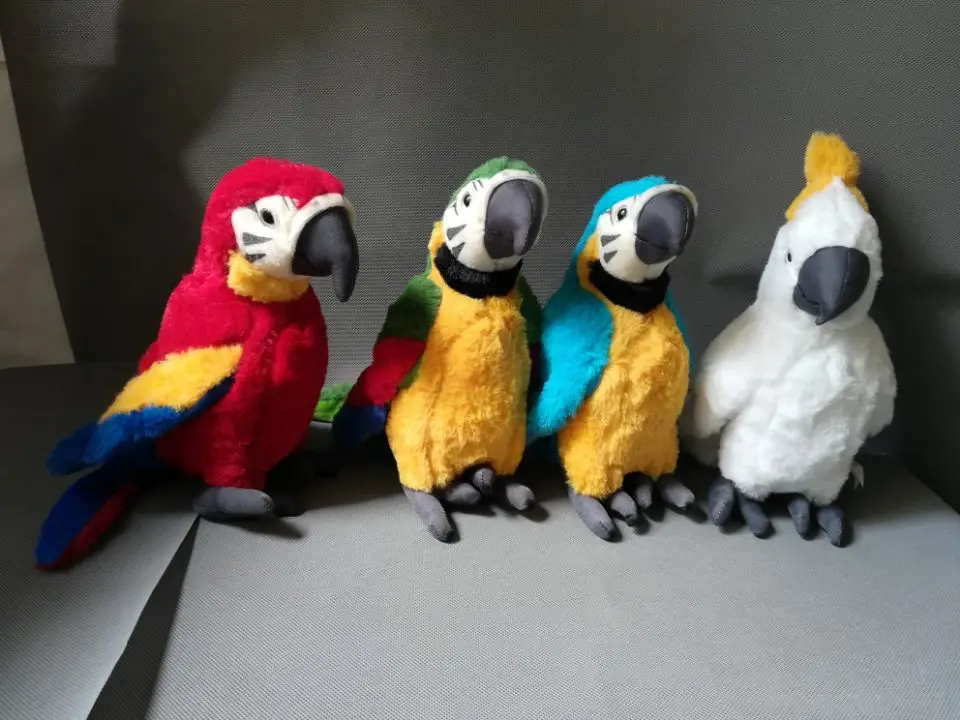 

high qualtiy goods colourful parrot plush toy about 26cm lovely parrot bird soft doll birthday gift h0704