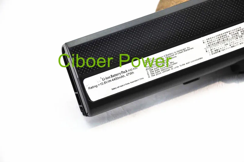 4400mAh Original Laptop Battery A32-K52 for A52F A52J K52D K52DR K52F K52J K52JC K52JE K52N X52J A31-K52 A41-K52 6CELL