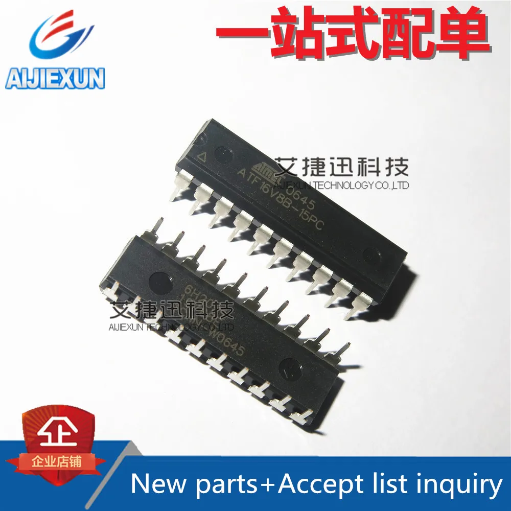 10Pcs in stock ATF16V8B-15PC DIP ATF16V8B High Performance Flash PLD 100% New and original