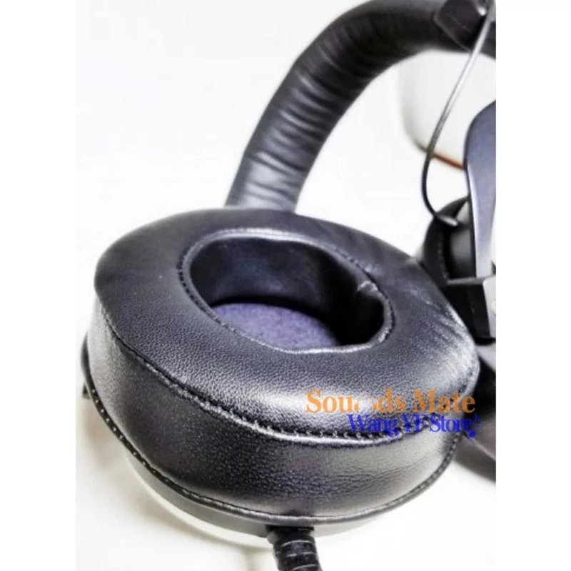 Genuine Lambskin Leather Ear Pad For Beyerdynamic T90 T70 T5p T1, CUSTOM STUDIO DTX 910 Headphone Foam Cushion EarMuff